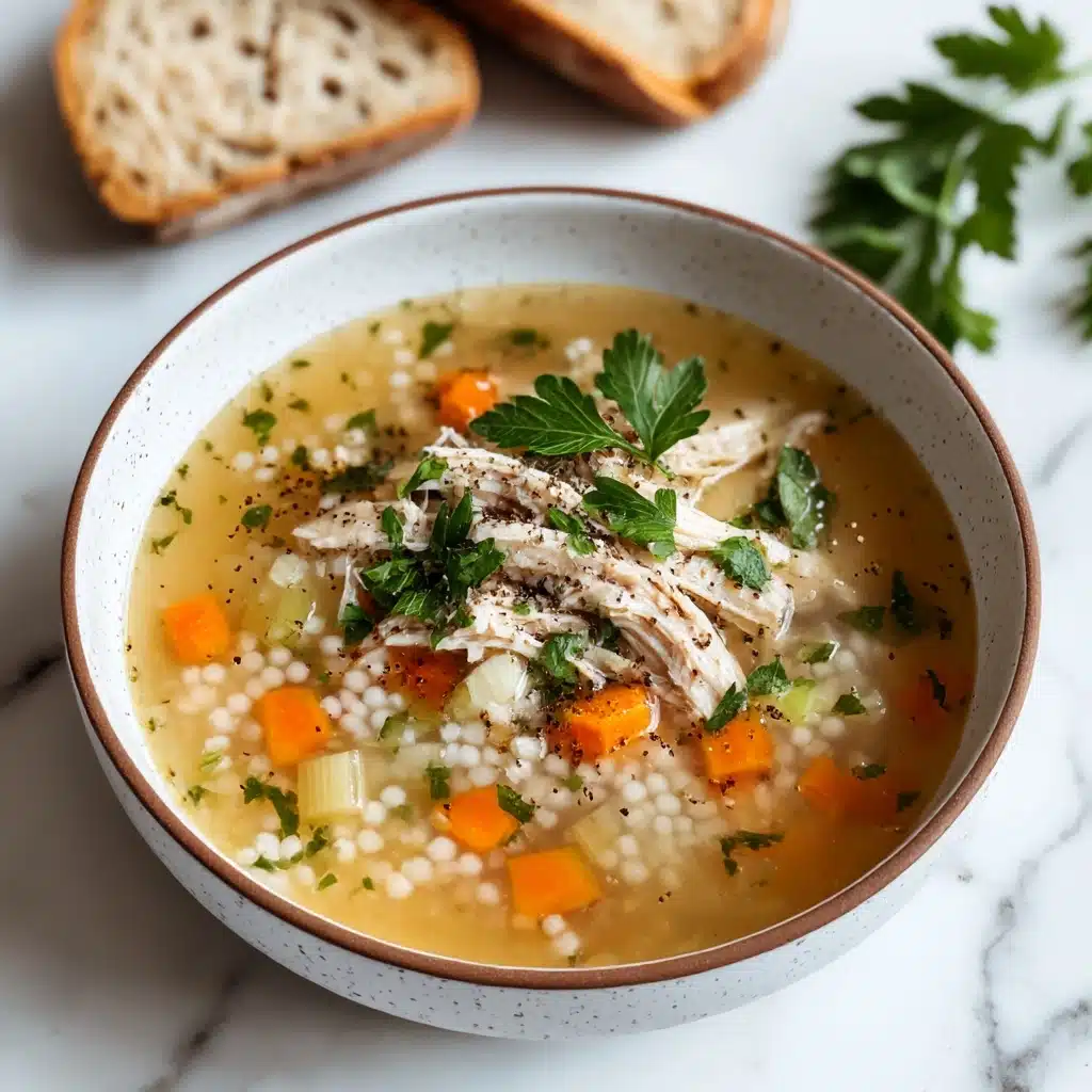 Crockpot Chicken and Barley Soup Recipe - Recipe Image