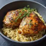 Slow Cooker Parmesan Herb Chicken & Orzo Recipe