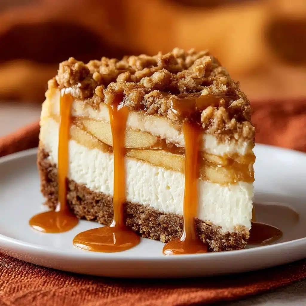 Caramel Apple Crumble Cheesecake: Perfectly Smooth Every Time
 - Recipe Image