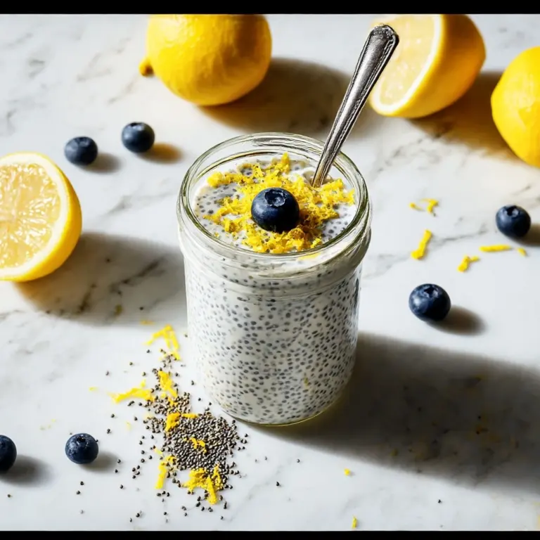 Lemon Cream Chia Pudding Recipe