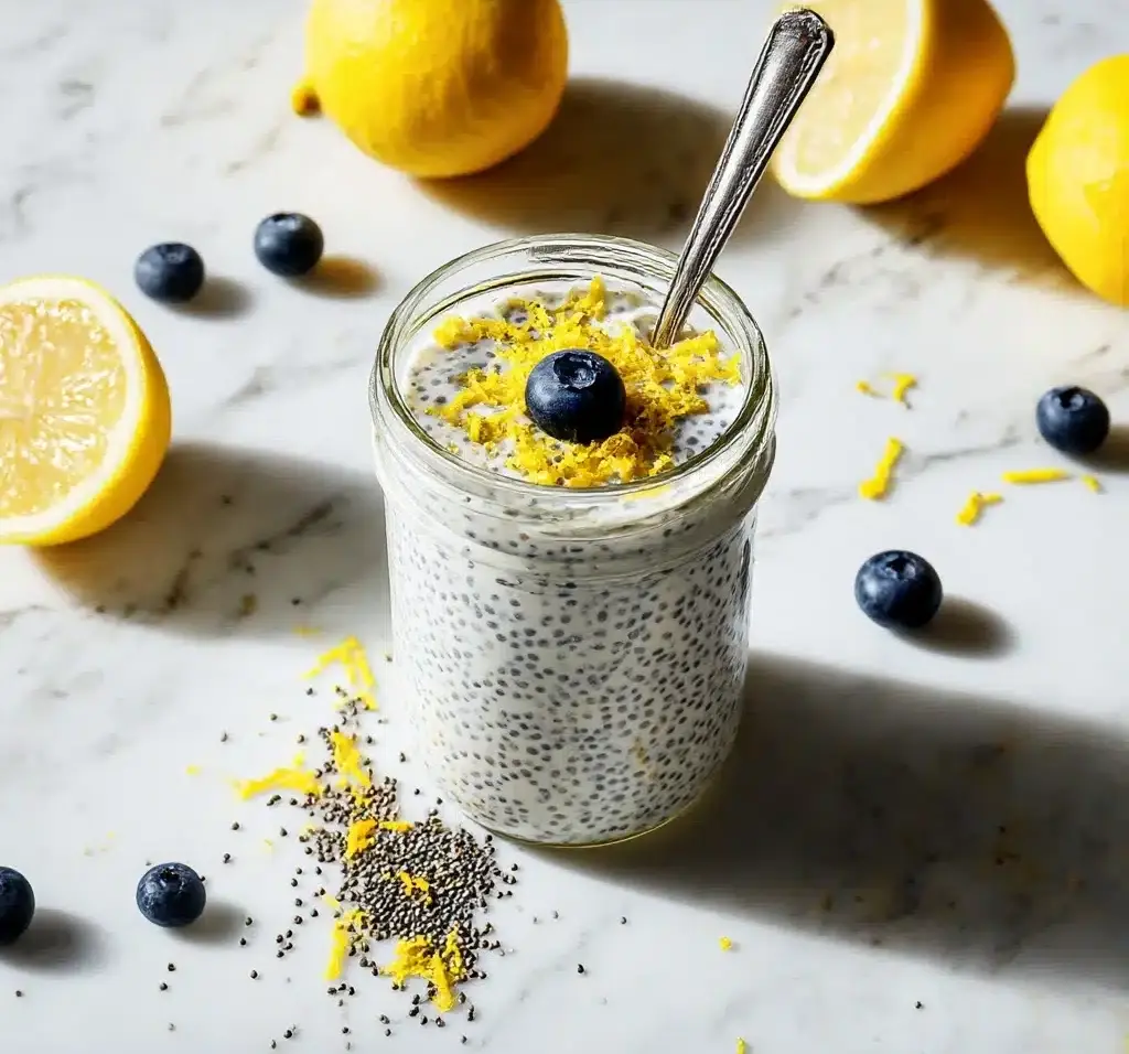 Lemon Cream Chia Pudding Recipe