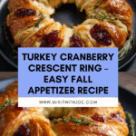 Turkey Cranberry Crescent Ring Recipe