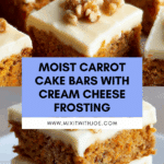 Decadent Carrot Cake Bars with Cream Cheese Frosting Recipe