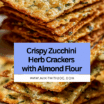 Bake Zucchini Herb Crackers for a Healthy Crunch Recipe