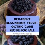 Blackberry Velvet Gothic Cake: A Dark, Lush Dessert Dream Recipe