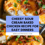 Smothered Cheesy Sour Cream Chicken Recipe
