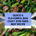 Bok Choy Stir-Fried Beef Recipe