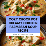 Crock Pot Creamy Chicken Parmesan Soup Recipe