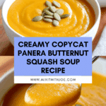 Savory Copycat Panera Butternut Squash Soup Recipe