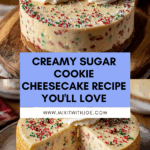 Sugar Cookie Cheesecake – A Sweet and Creamy Dessert Delight