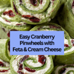 Tasty Christmas Cranberry Pinwheels Recipe