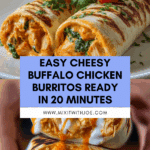 Buffalo Chicken Burritos in 20 Minutes Recipe