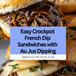 Crockpot French Dip Sandwiches Recipe