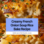 French Onion Soup Rice Recipe