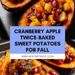 Indulge in Cranberry Apple Twice-Baked Sweet Potatoes This Fall!