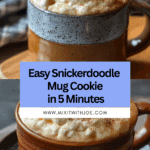 Snickerdoodle Mug Cookie Delight Recipe
