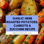 Garlic Herb Roasted Potatoes, Carrots, and Zucchini Recipe