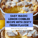 Magic Lemon Cobbler Recipe