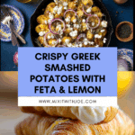 Greek Smashed Potatoes with Feta (Air Fryer or Oven) Recipe
