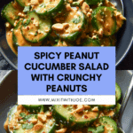 Cucumbers in Spicy Peanut Sauce