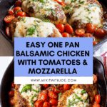 One Pan Balsamic Chicken Recipe