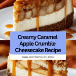 Caramel Apple Crumble Cheesecake: Perfectly Smooth Every Time
