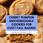 Chewy Pumpkin Snickerdoodle Cookies Recipe