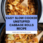 Slow Cooker Unstuffed Cabbage Rolls Recipe