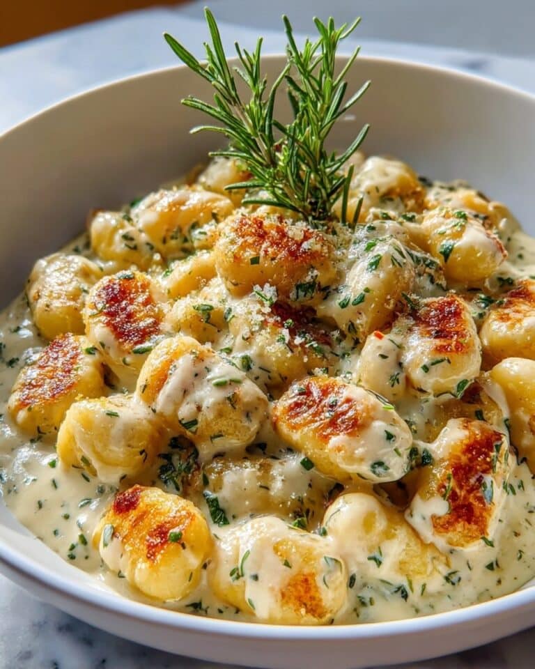 Millionaire Gnocchi with Creamy Truffle Parmesan Sauce Recipe
