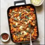Pasta Bake with Pumpkin Tomato Sauce Recipe