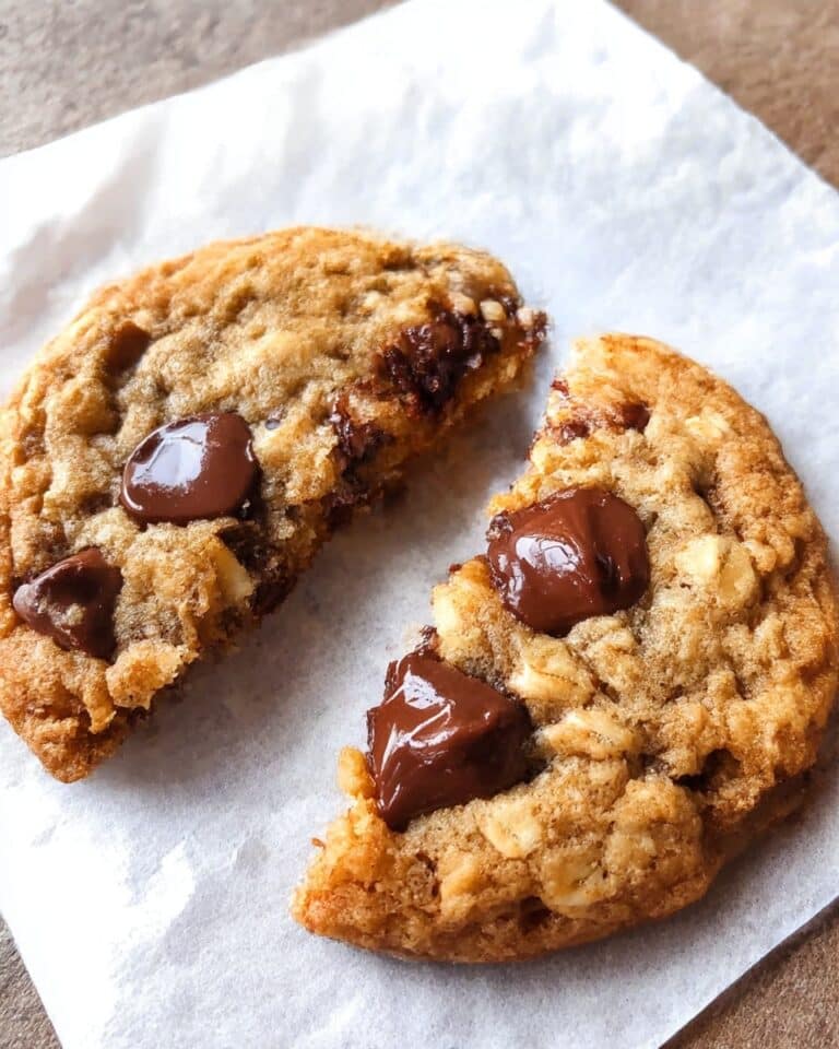 Peanut Butter Oatmeal Chocolate Chip Cookies Recipe