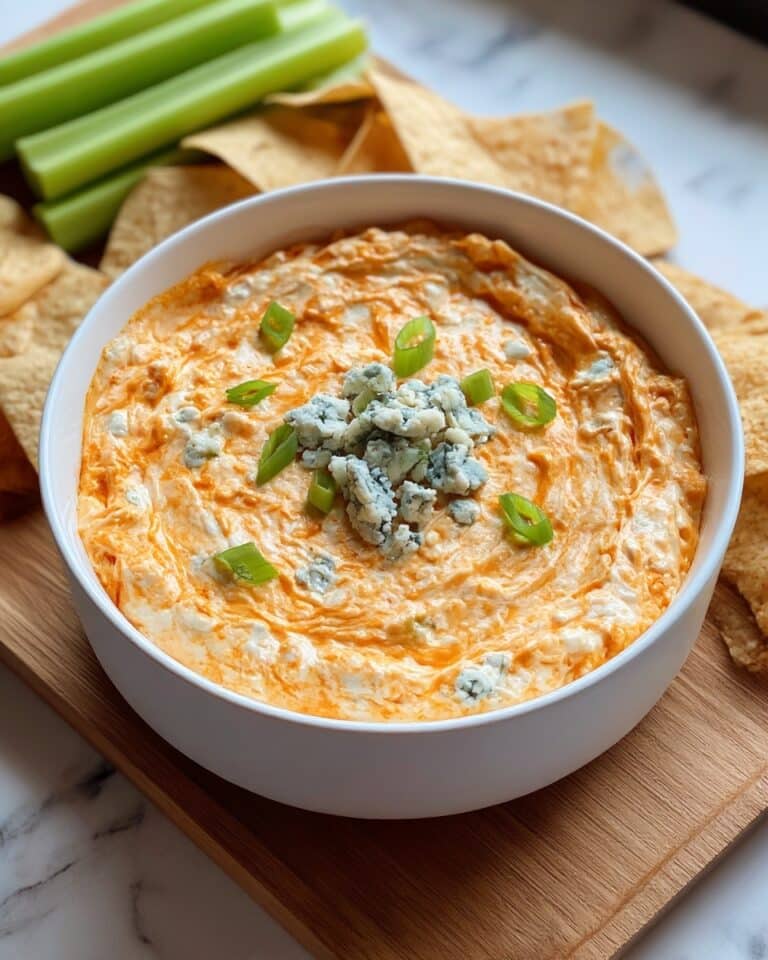 Cottage Cheese Buffalo Chicken Dip Recipe