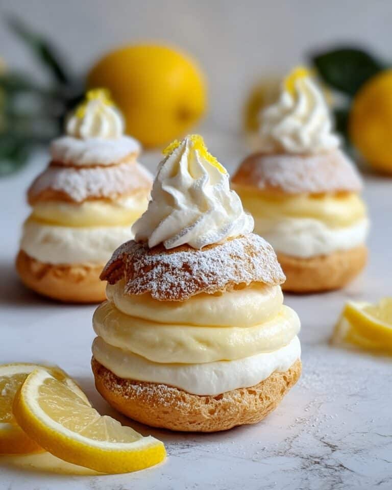 Lemon Cream Puffs Recipe