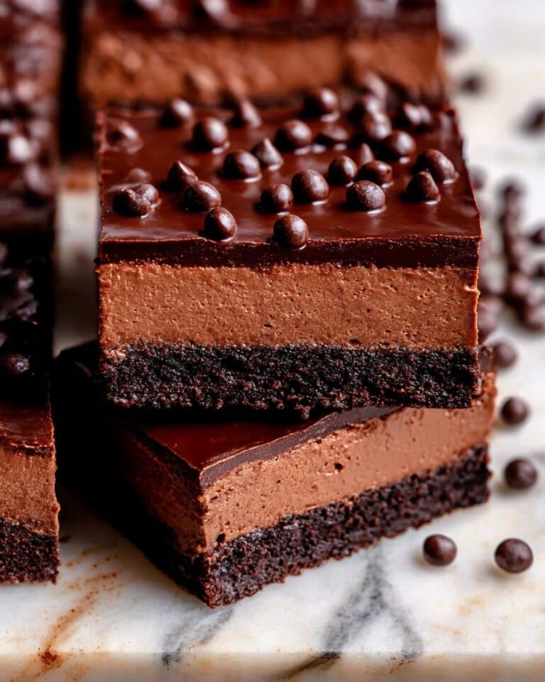 Chocolate Cheesecake Bars Recipe