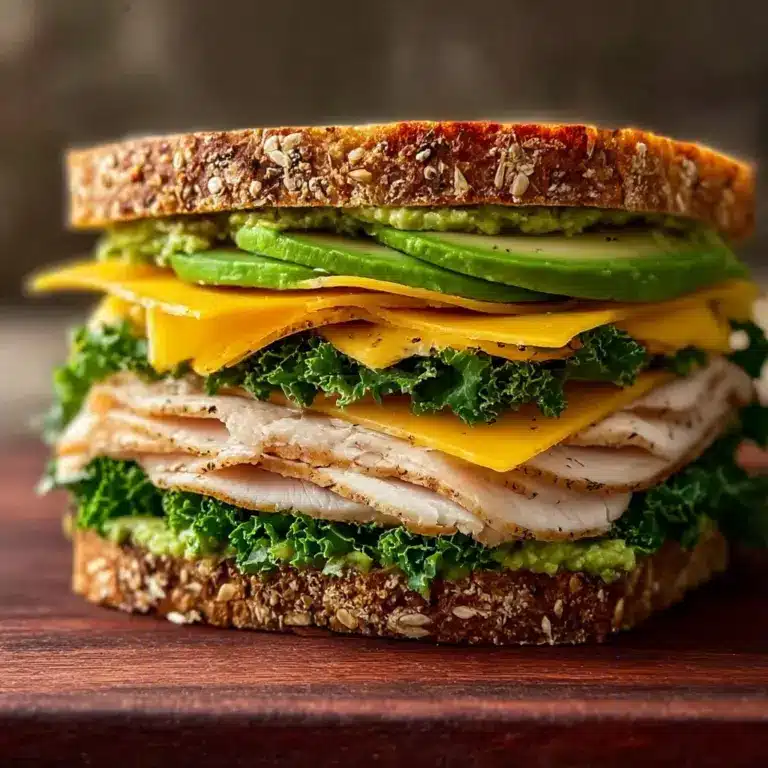 Honey Mustard Turkey Avocado Sandwich Recipe
