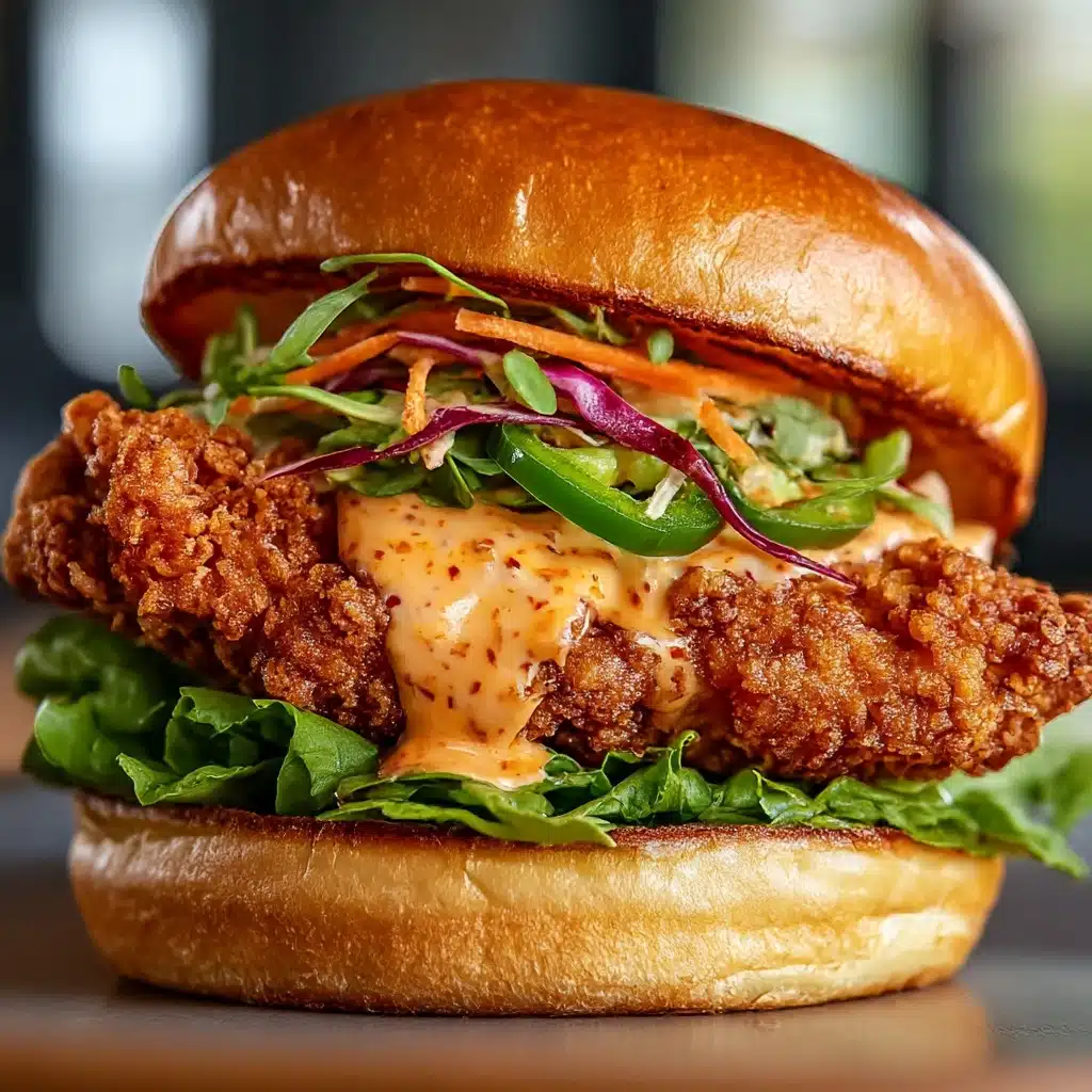Flavor-Packed Thai Fried Chicken Sandwich Recipe - Recipe Image