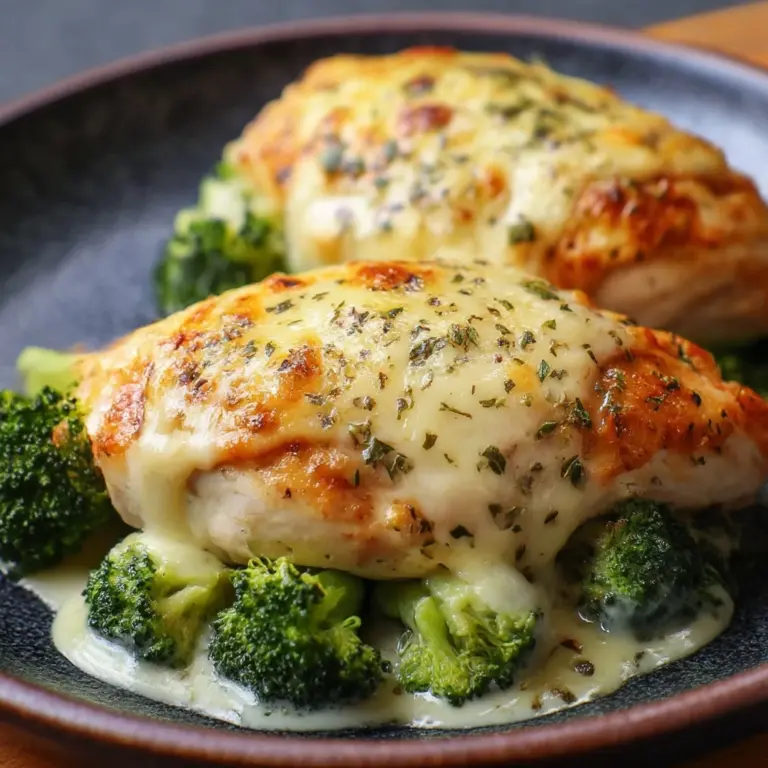 Broccoli Cheese Stuffed Chicken Breast Recipe