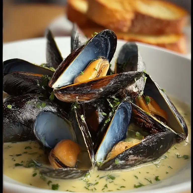 Mussels in White Wine Sauce