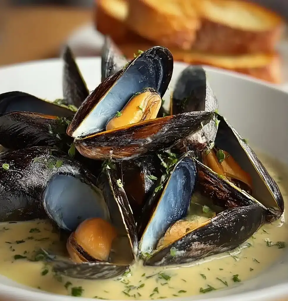 Mussels in White Wine Sauce