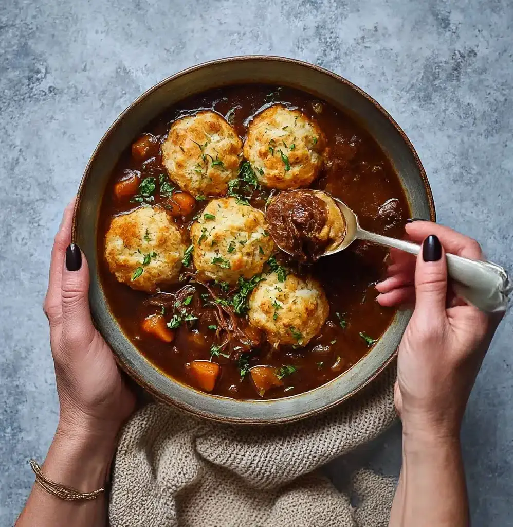 Tasty Beef Stew and Dumplings Recipe