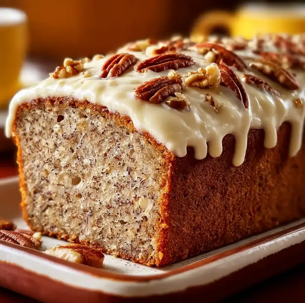 Hummingbird Bread with Cinnamon Cream Cheese Frosting Recipe