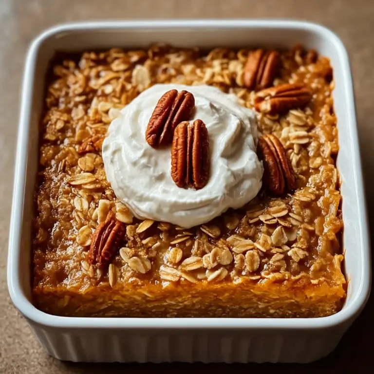 Pumpkin Baked Oatmeal