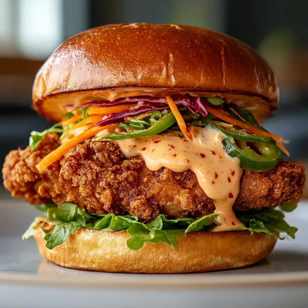 Flavor-Packed Thai Fried Chicken Sandwich Recipe - Recipe Image