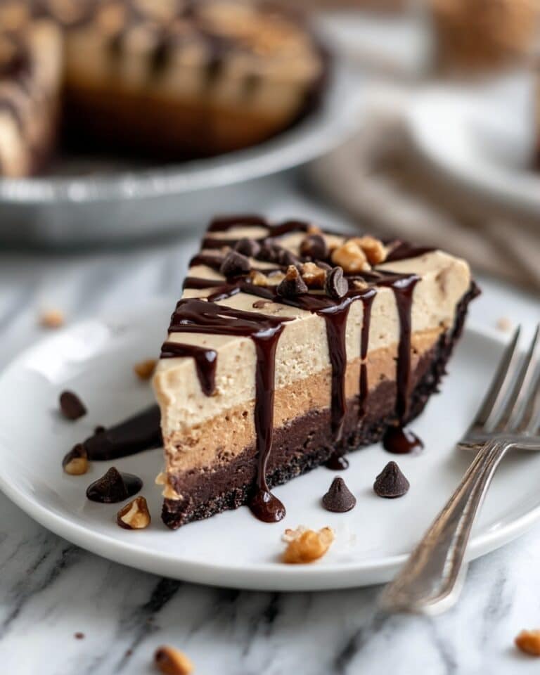 Decadent Chocolate Peanut Butter Swirl Pie Recipe
