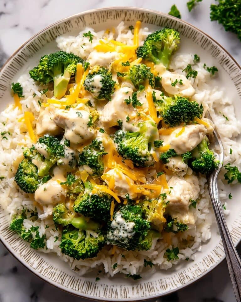 Crockpot Creamy Broccoli Cheddar Chicken Delight Recipe