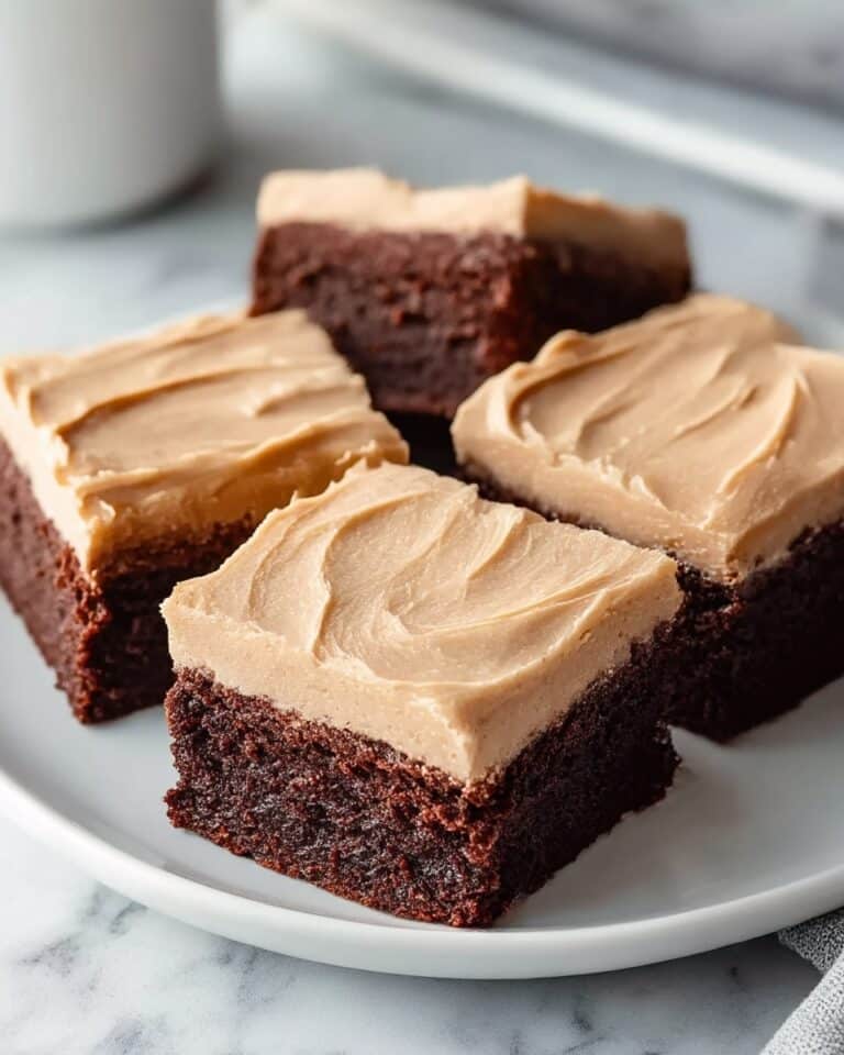 Frosted Coffee Brownies Recipe