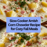 Slow Cooker Amish Corn Chowder Recipe