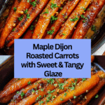 Maple Dijon Roasted Carrots Recipe