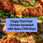 Flavor-Packed Thai Fried Chicken Sandwich Recipe