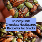Dark Chocolate Nut Squares Recipe
